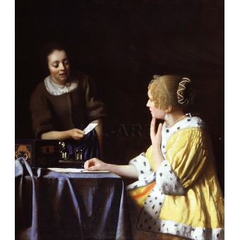 Господарка и слугиня (1666-1667) РЕПРОДУКЦИИ НА КАРТИНИ